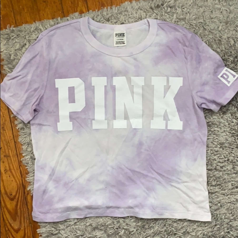 Pink Victoria secret cropped top